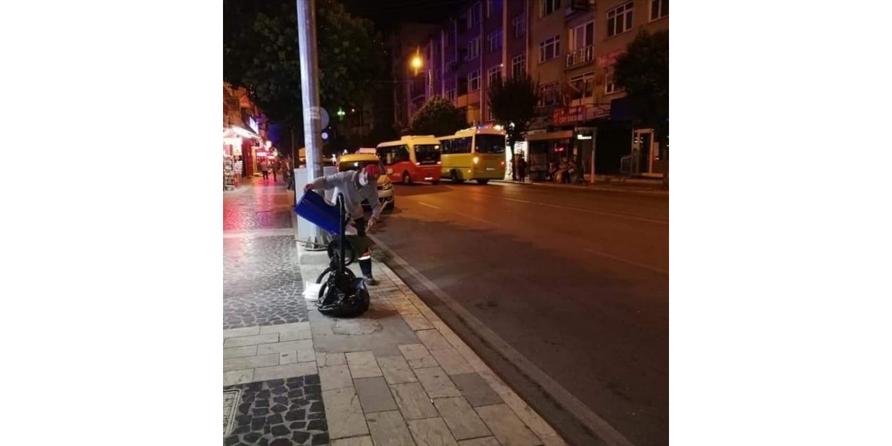 Temizlik işleri müdürlüğü çalışmalarını sürdürüyor