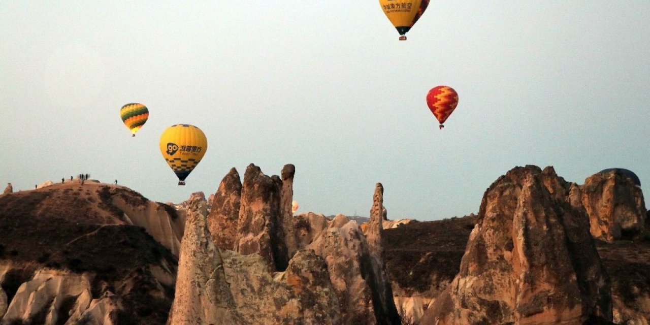 Kapadokya’da balon turları iptal edildi