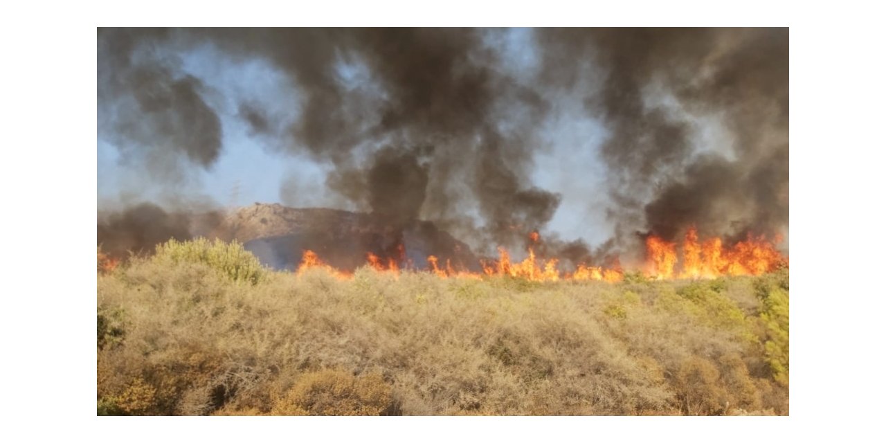 Aydıncık’taki orman yangını söndürüldü