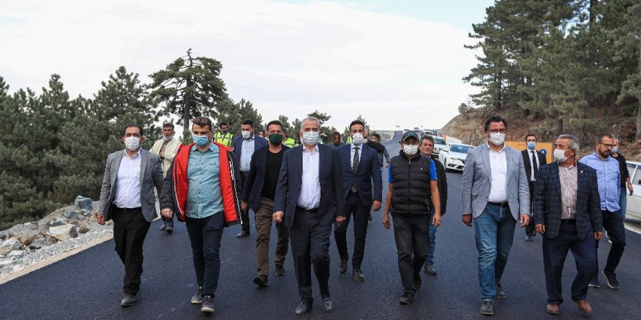 Denizli Kayak Merkezinin yol sorunu sona erdi