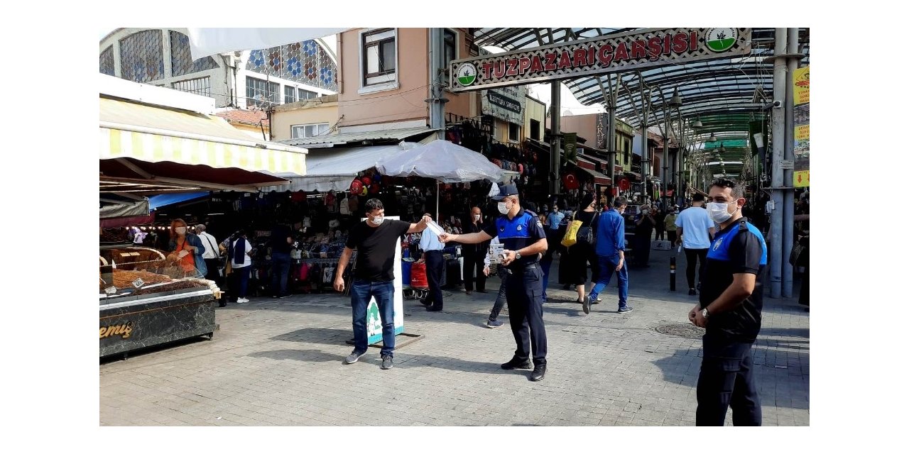 Bursa’da zabıtadan kapsamlı korona denetimi