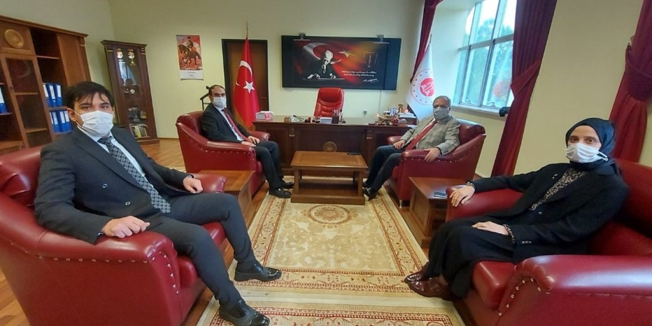 Kaymakam Türköz cumhuriyet savcıları ile bir araya geldi