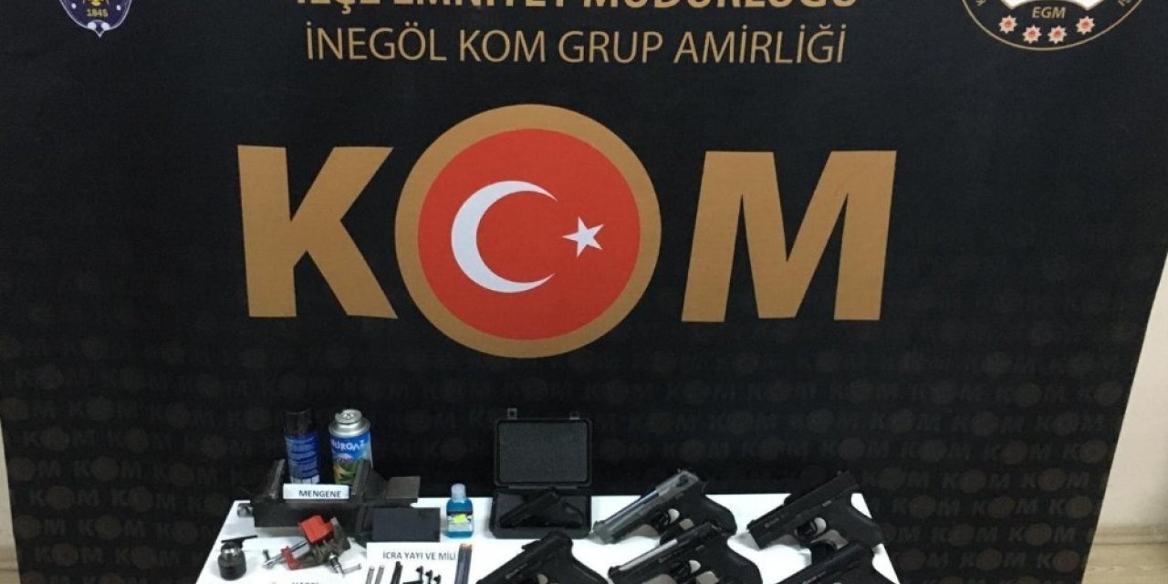 Bursa’da uyuşturucu ve silah operasyonu