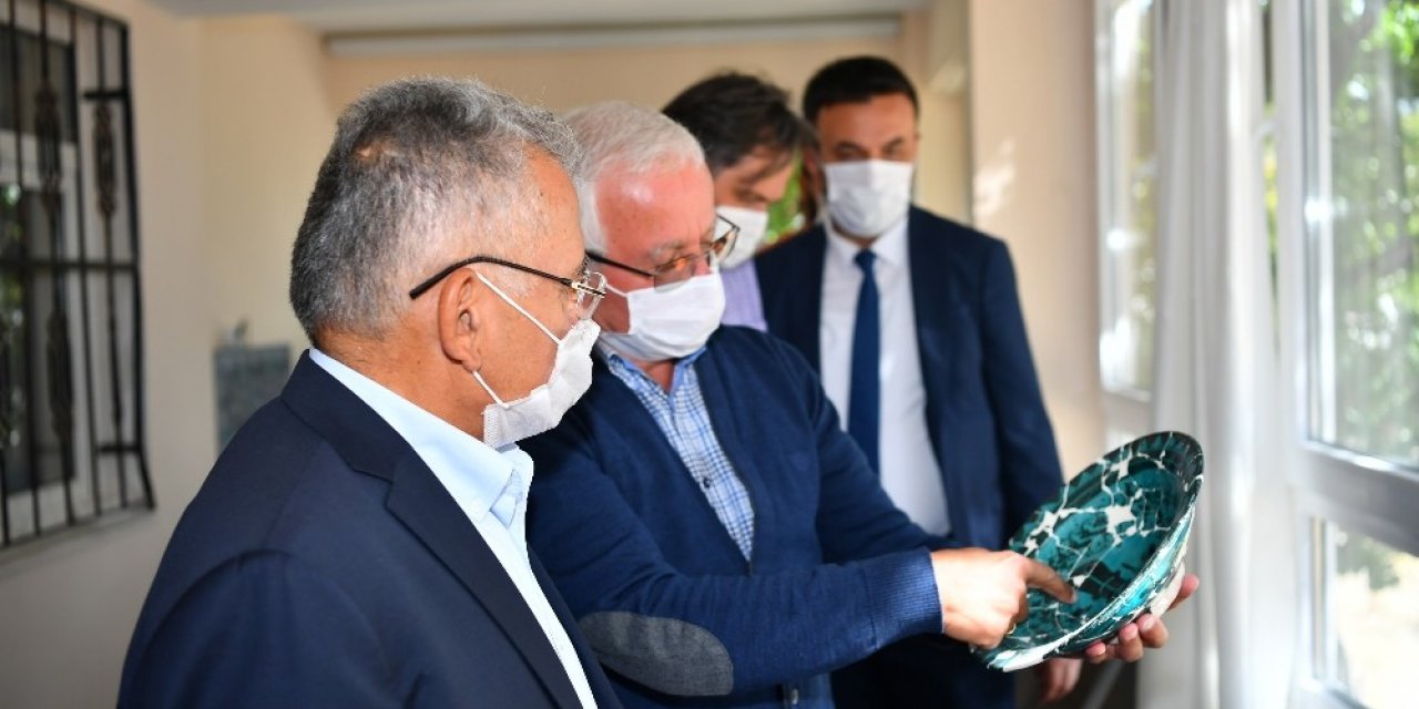 Başkan Büyükkılıç’tan “Keykubadiye Sarayı” İncelemesi