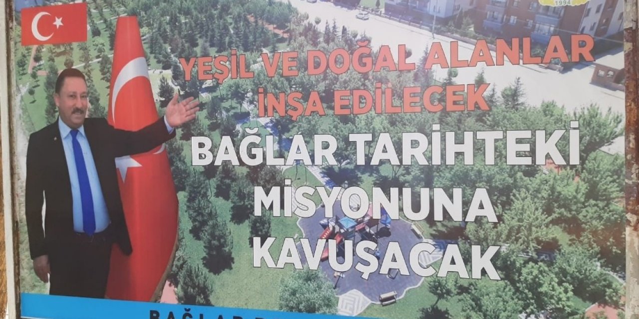 Bağlar’ın yerinde dönüşümü billboardlarda