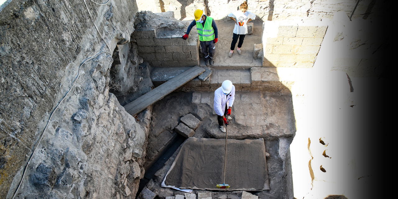 1800 yıllık kalorifer sistemi gün yüzüne çıkarıldı