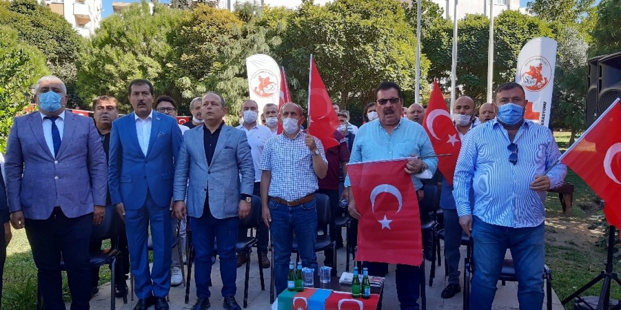 Samsunlulardan Azerbaycan’a destek