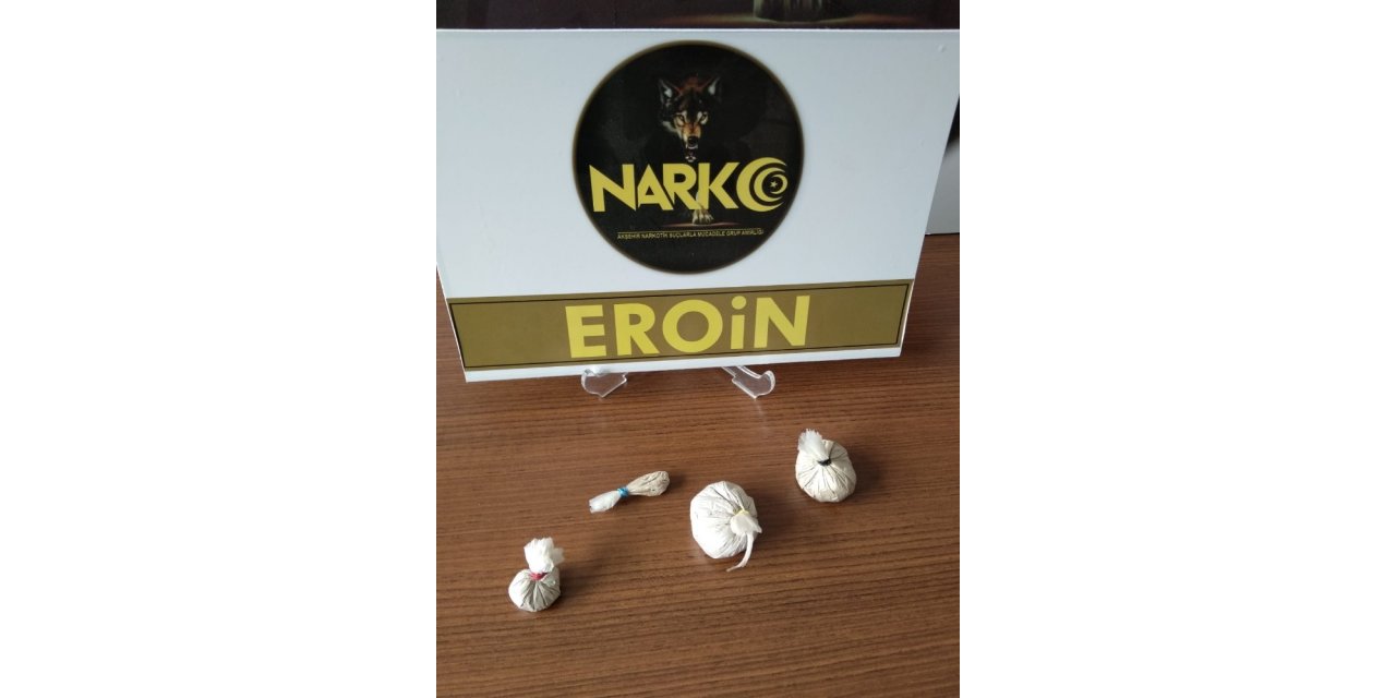 Antalya’dan Konya’ya eroin getiren şüpheli yakalandı