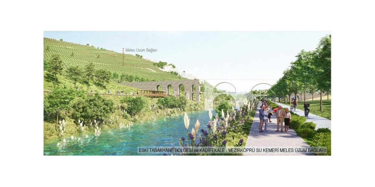 Meles Çayı’nı ‘yeşil koridor’ yapacak projeye ödül