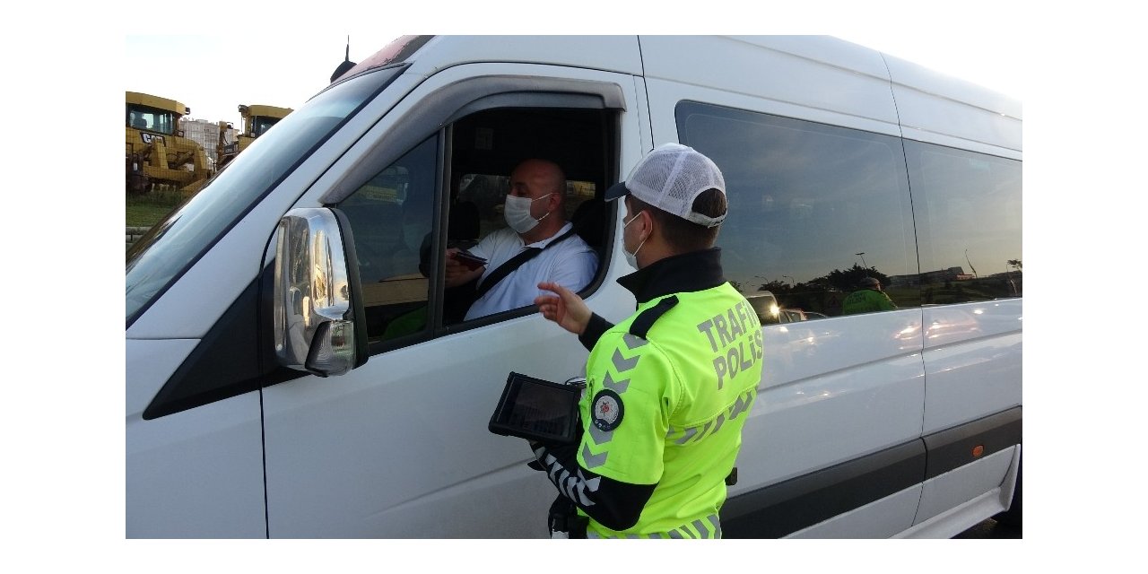 İstanbul Maltepe’de servis araçları denetlendi