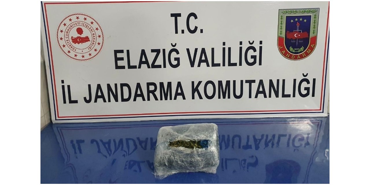 Elazığ’a esrar getirmeye çalışan şüpheli yakalandı