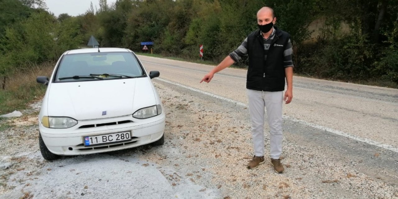 Beton mikserleri atıklarını yok kenarına boşaltıyor