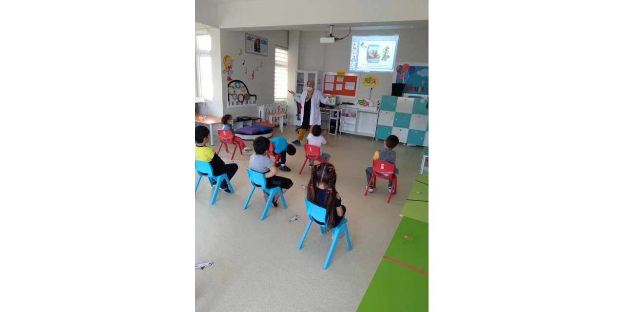 Yıldırımlı miniklere hijyen eğitimi