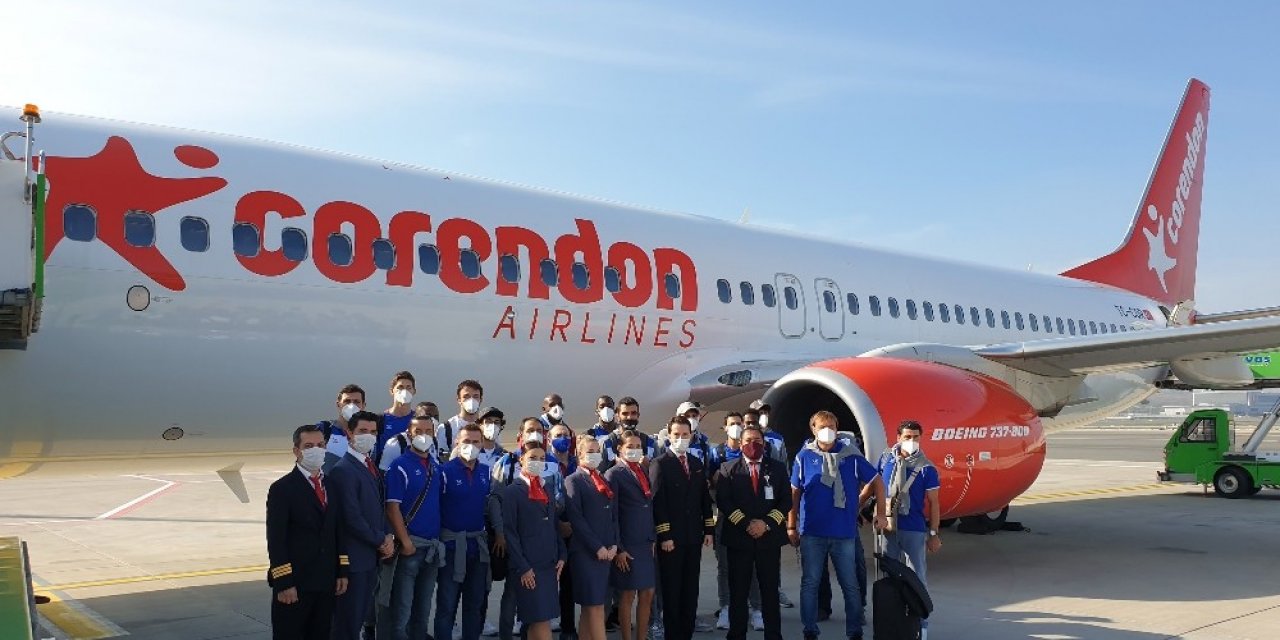 Anadolu Efes için Corendon’dan özel takım uçağı