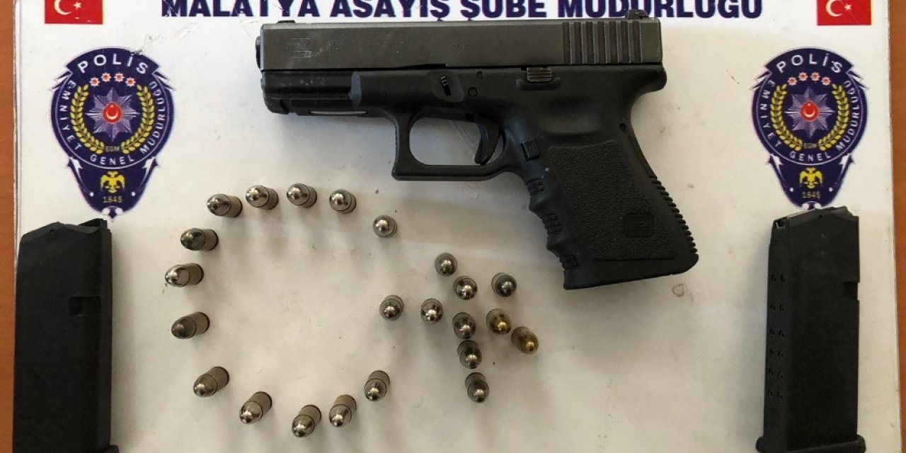 Malatya’da ruhsatsız silah taşıyan 5 kişi gözaltında