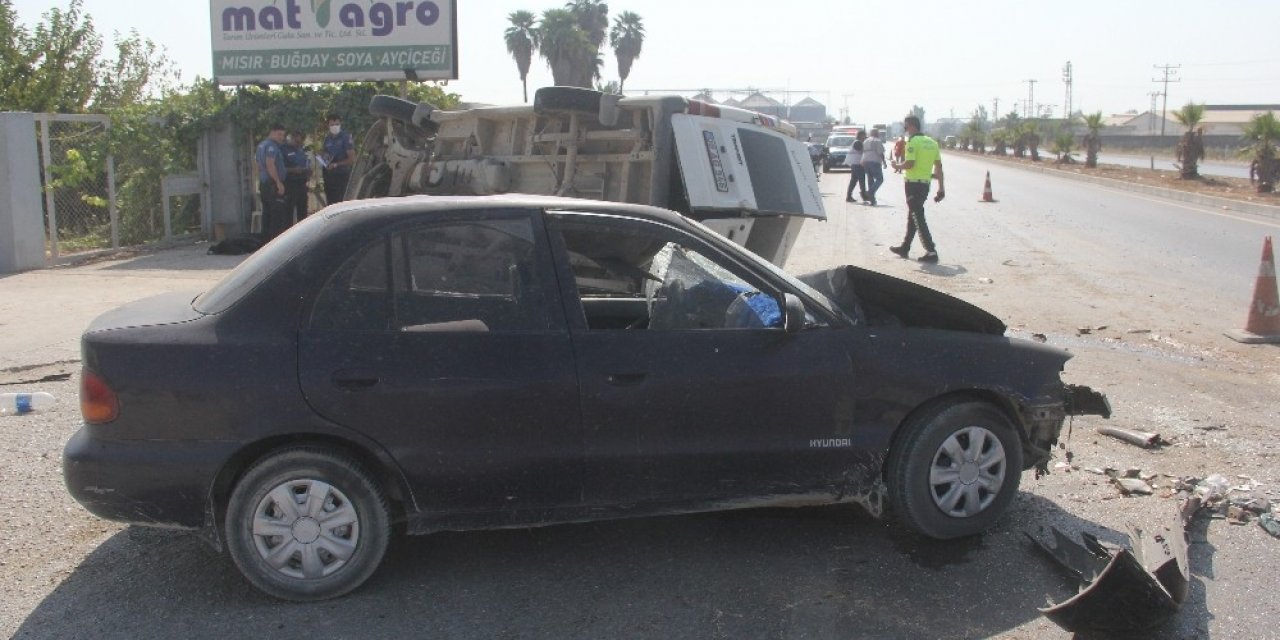Adana’da trafik kazası: 1 ölü, 1 yaralı