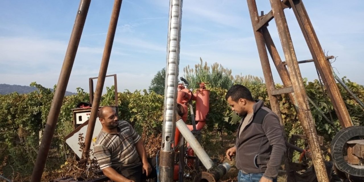 Sulama tesislerine büyükşehir desteği devam ediyor