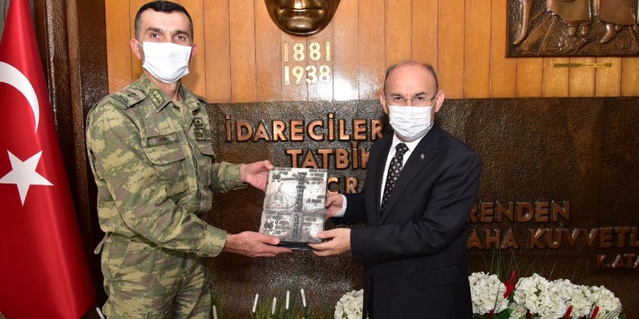 Tümgeneral Tayanç’tan Vali Karadeniz’e ziyaret