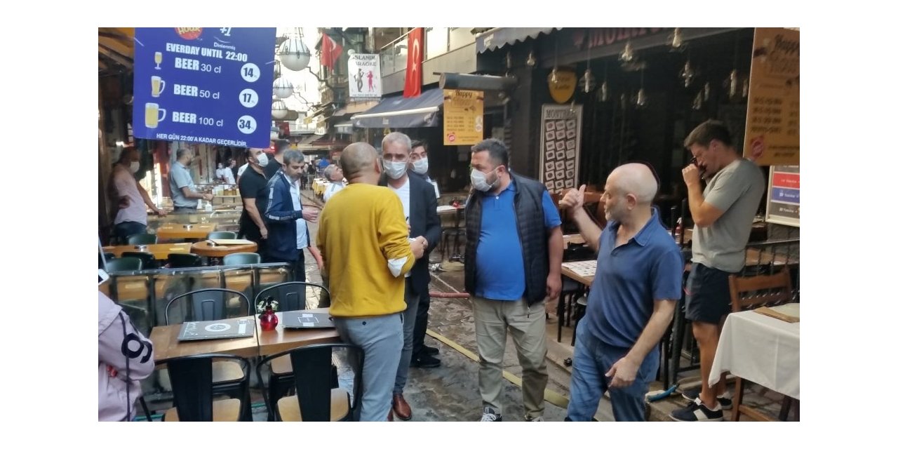Beyoğlu Balık Pazarı’nda yangın paniği