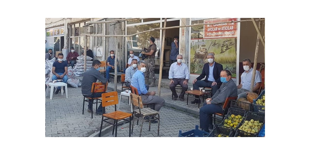 Müdür Ergüder, Çelikhan ilçesini gezdi