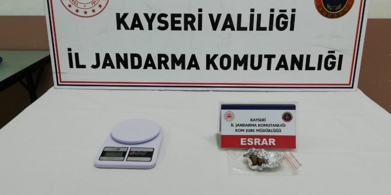 Develi’de uyuşturucu operasyonu
