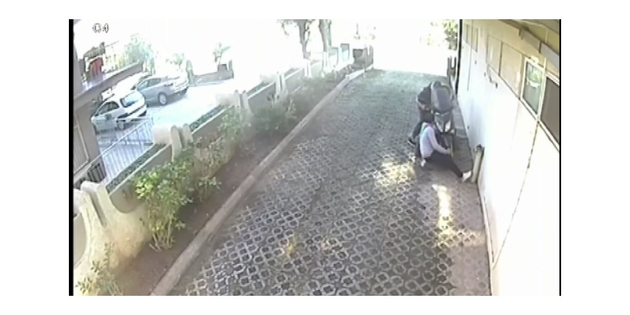 Motoru sürükleyerek böyle çaldılar