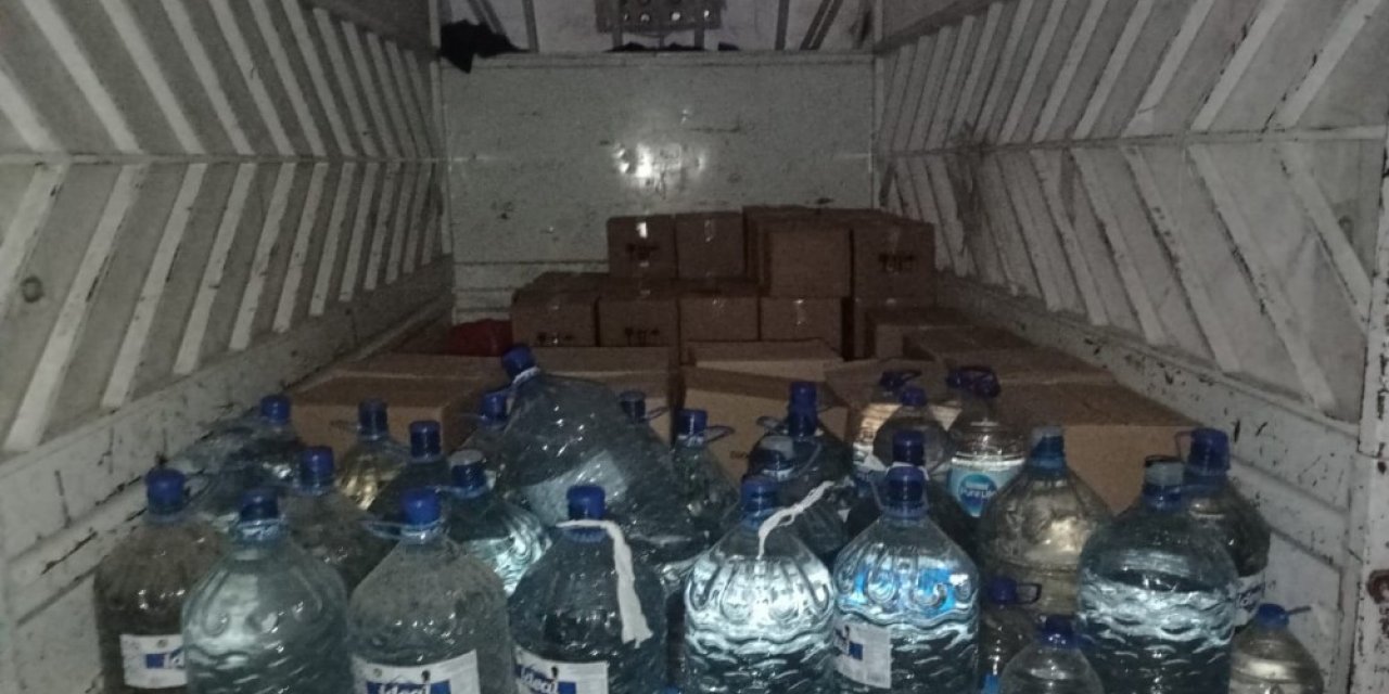 Adana’da sahte içki operasyonu