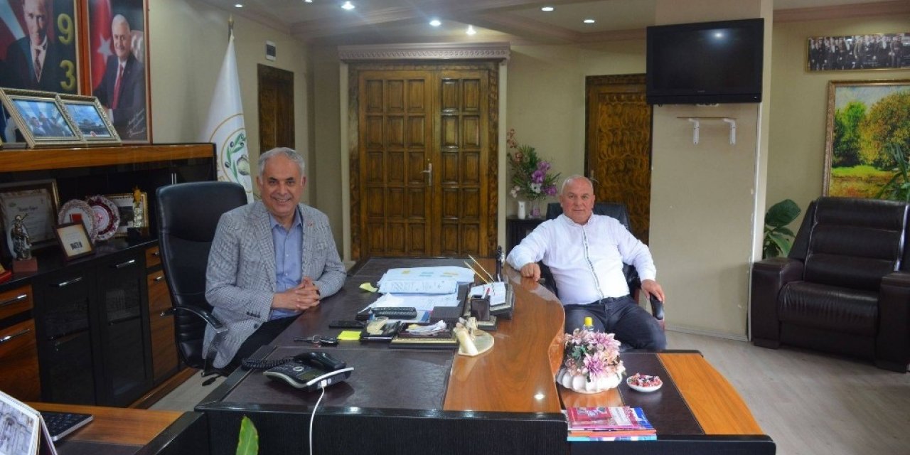 ASKF Başkanı Tosun’dan Başkan Yaman’a ziyaret