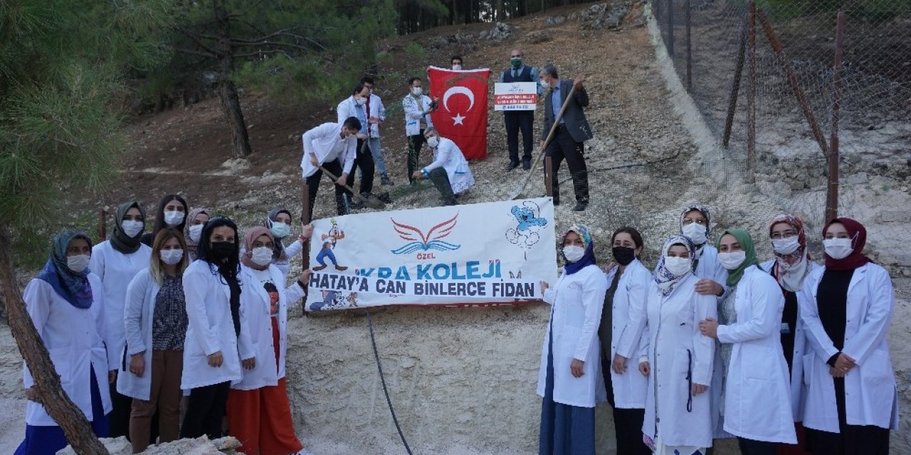 İkra Koleji, Hatay anısına fidanları toprakla buluşturdu