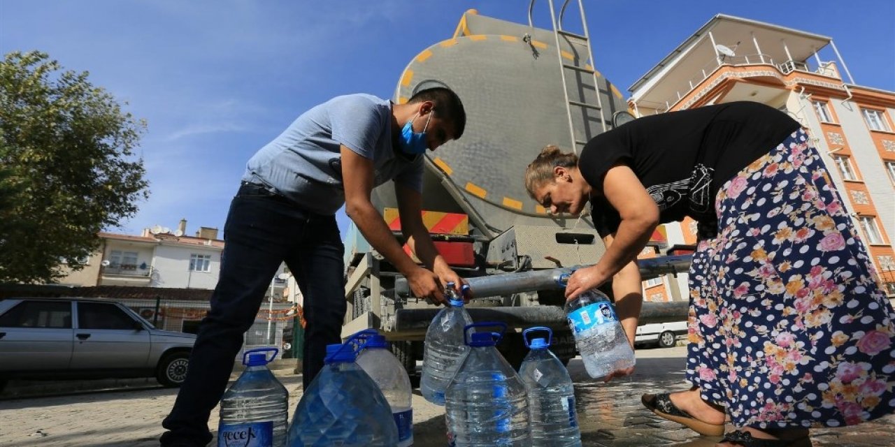 Polatlı için su mesaisi 7/24 devam ediyor