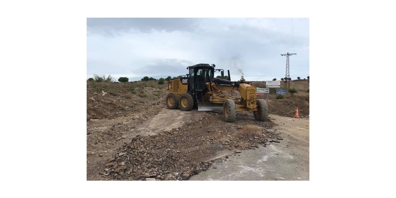 Çan’da beton köy yolu alt yapı çalışmaları başladı