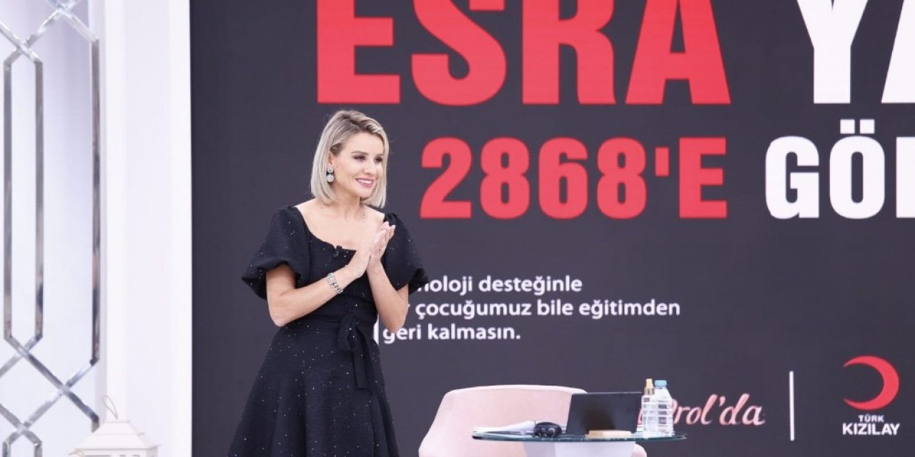 Esra Erol, Türk Kızılayı ile birlikte “Uzaktan eğitime yakın destek” projesini başlattı