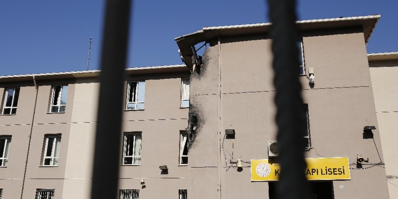 Balat’taki okulda şaşırtan görüntü