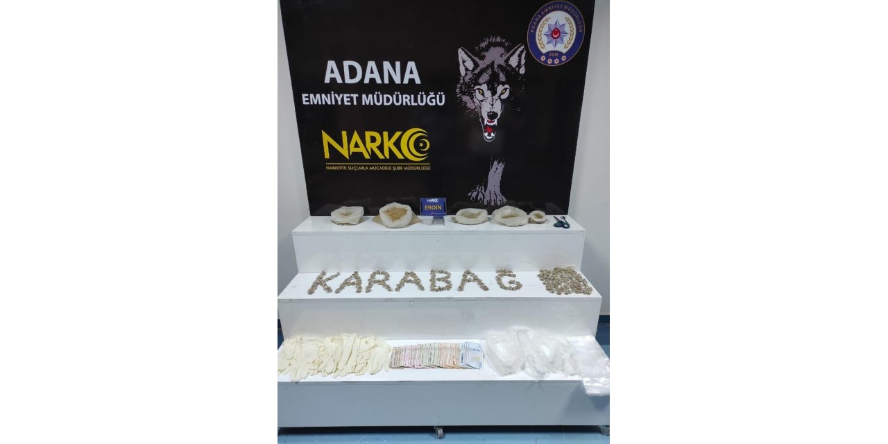 Adana’da uyuşturucu operasyonu