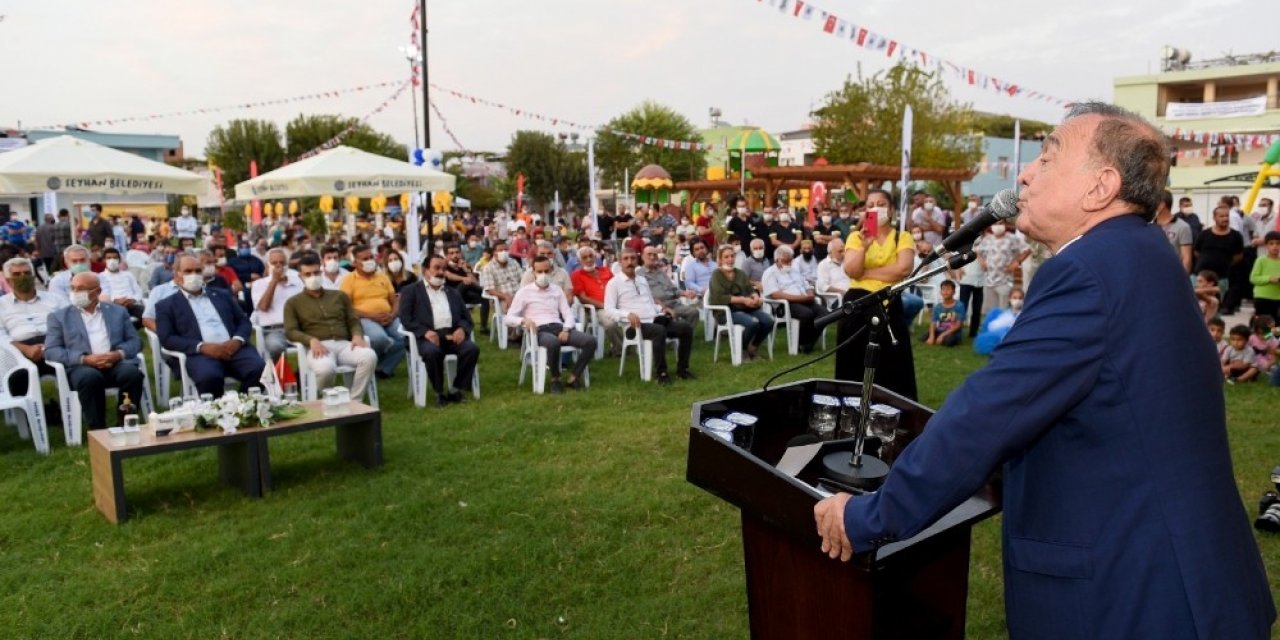 Çok amaçlı Sarıhamzalı parkı açıldı