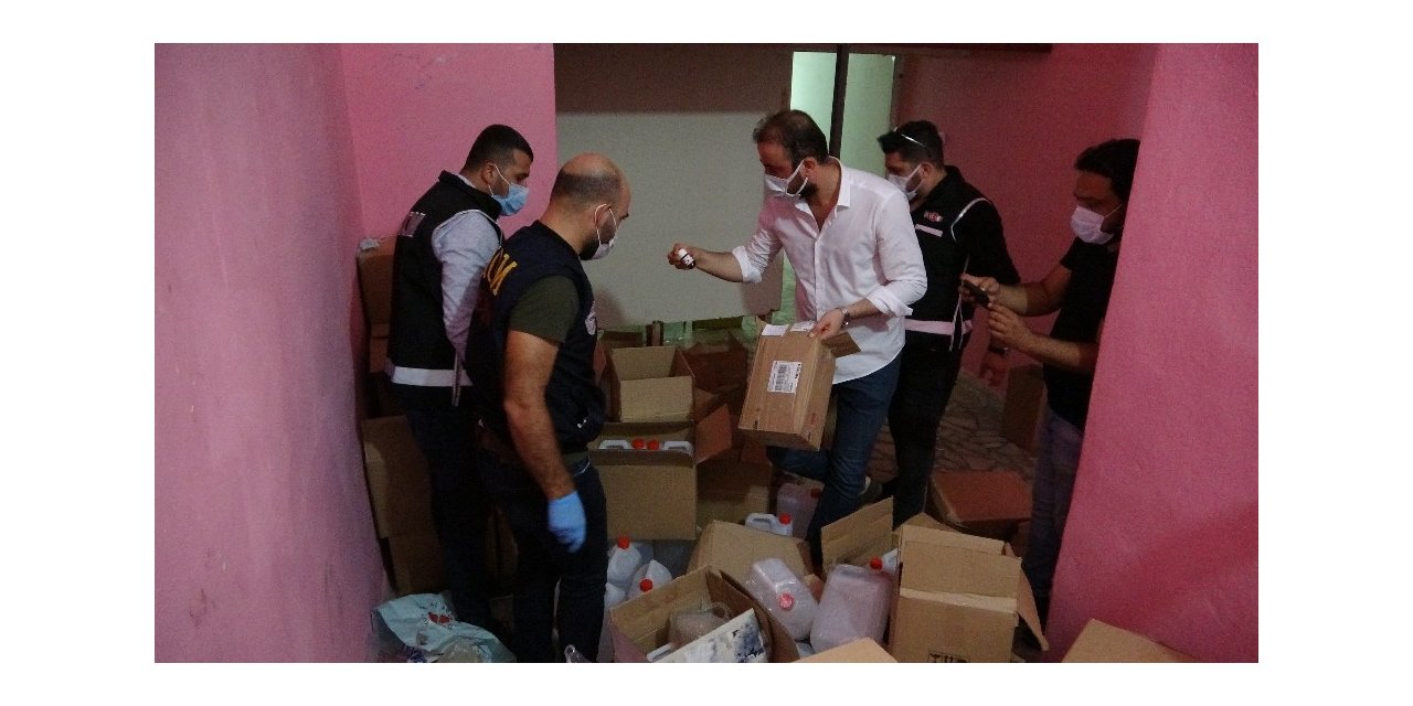 Mersin’de 700 litre sahte alkol ele geçirildi