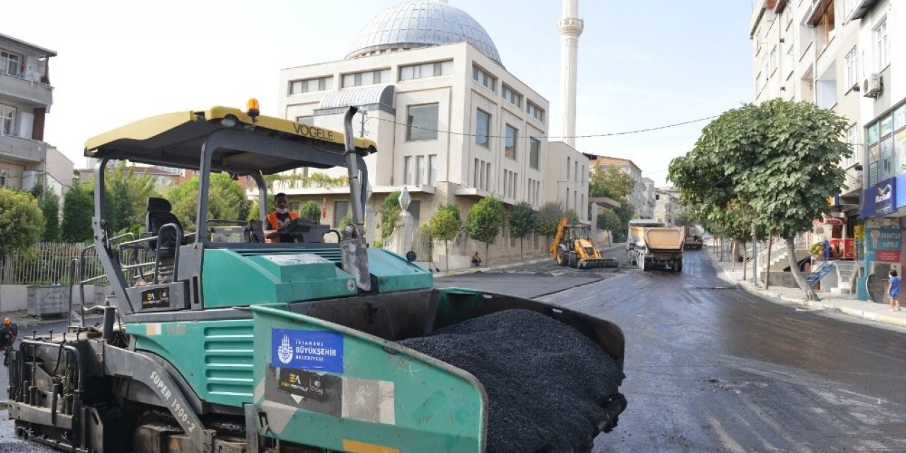 Avcılar’a bir ayda 15 bin ton asfalt