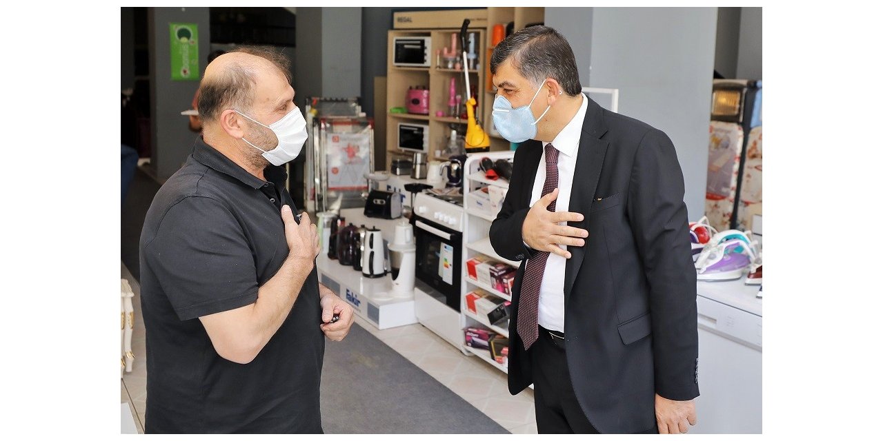 Başkan Fadıloğlu’ndan Esnaf Ziyareti