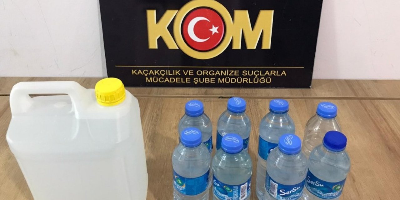 Adıyaman’da, sahte alkol operasyonu