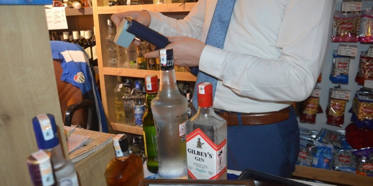 Tekel bayilerine kaçak içki denetimi