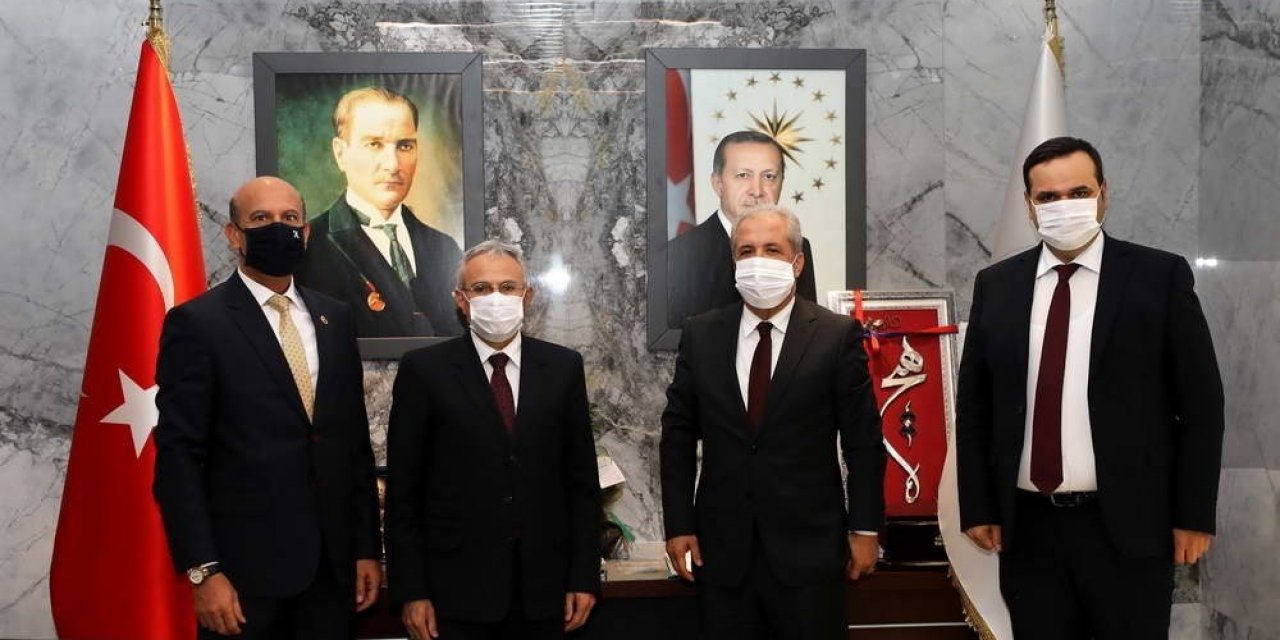 Şamil Tayyar’dan, Rektör Özaydın’a hayırlı olsun ziyareti