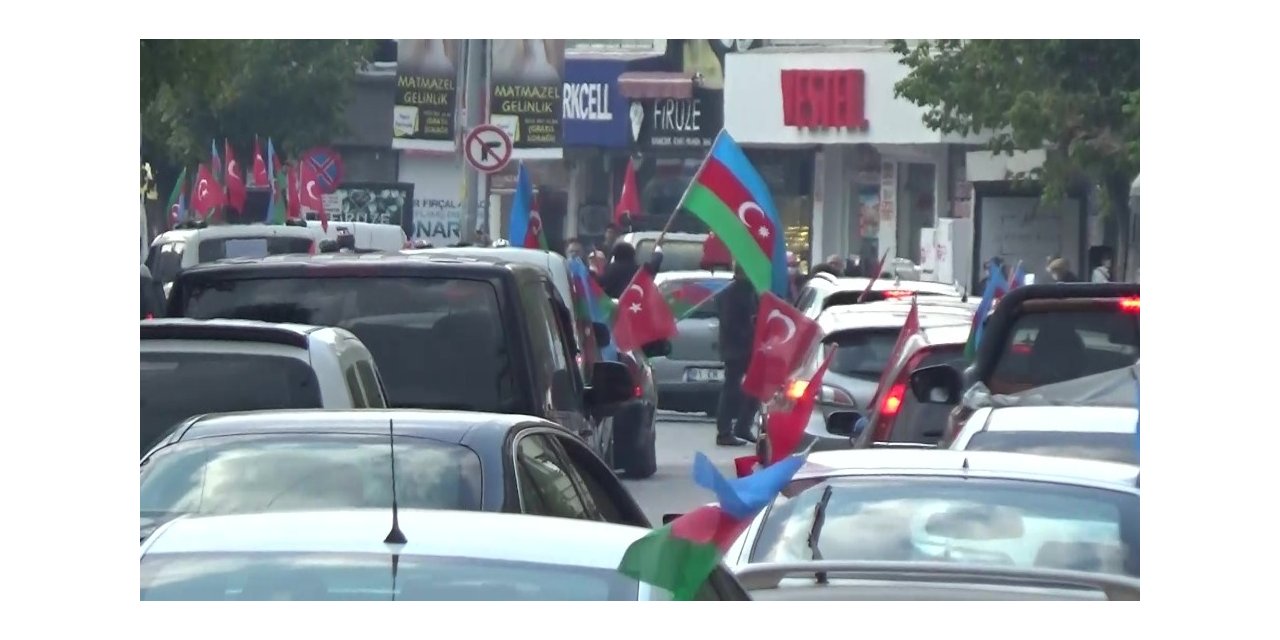 Azerbaycan’a destek konvoyu düzenlendi