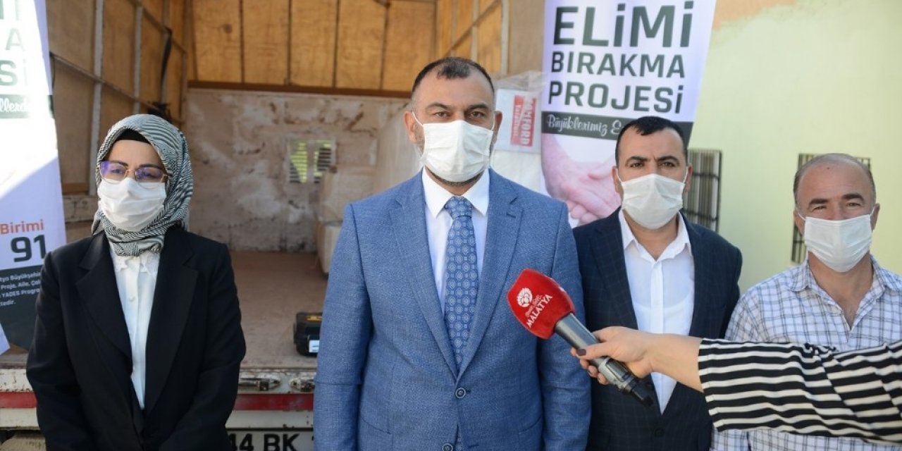 Malatya’da yaşlılar için "Elimi Bırakma" projesi