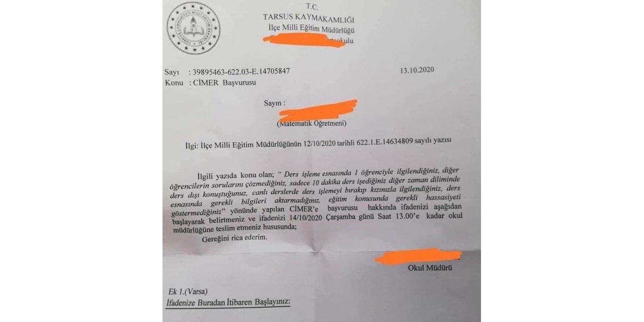 Türk Eğitim Sen Genel Başkanı Geylan: "Mesnetsiz şikayetlerle öğretmenlerimiz huzursuz edilemez"