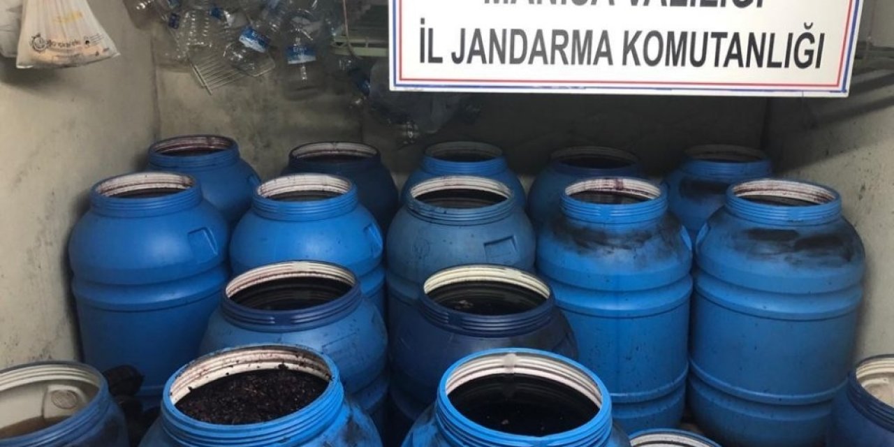 Manisa’da sahte içki operasyonu