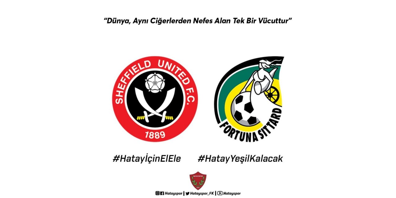 Avrupa kulüplerinden ’Hatay İçin El Ele’ kampanyasına destek