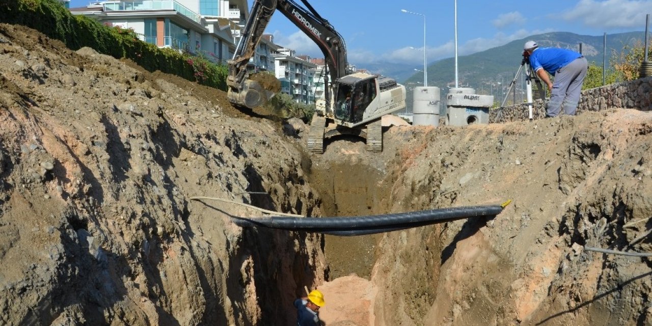 Büyükşehirden Alanya Oba Çarşamba’ya kanalizasyon