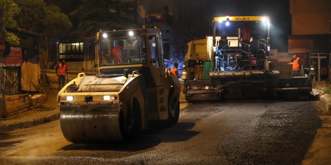 Kartal’da asfalt serim çalışmaları devam ediyor