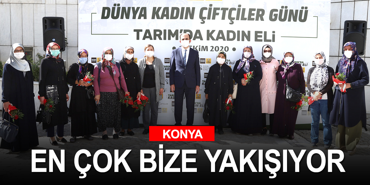 Konyalı kadın çiftçilere jest! En çok size yakışıyor