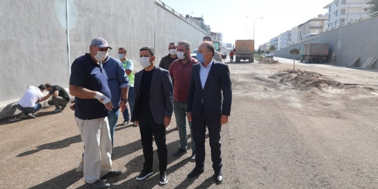 Başkan Arı, Şifa Köprülü Kavşağında çalışmaları inceledi